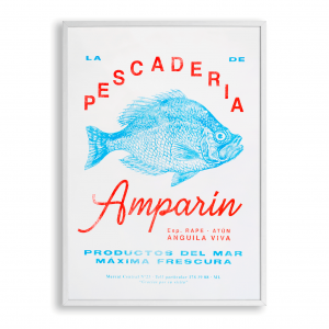 Lámina Risografía Pescadería